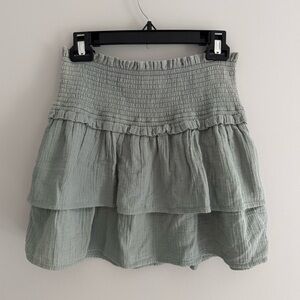Vineyard Vines Green Mini Skirt